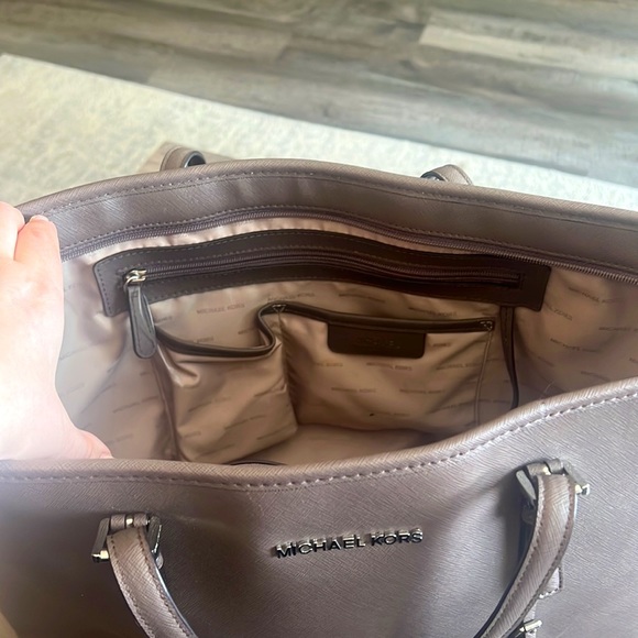 Taupe Michael Kors Laptop Bag - Picture 3 of 5